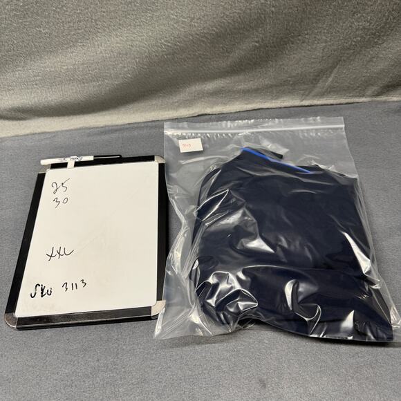 Nike Track Jacket Mens XXL 2XL Blue Full Zip Dri Fit Activewear - Picture 8 of 8